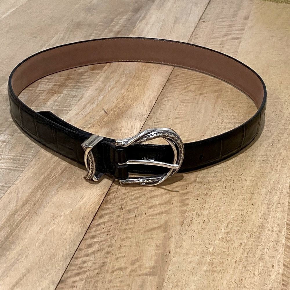 Brighton Paris Leather belt Sz 32/M